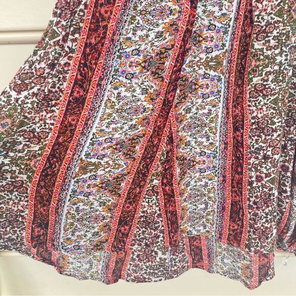 True Craft Tapestry Print Sleeveless Flowy Top Bohemian Large - Picture 2 of 7